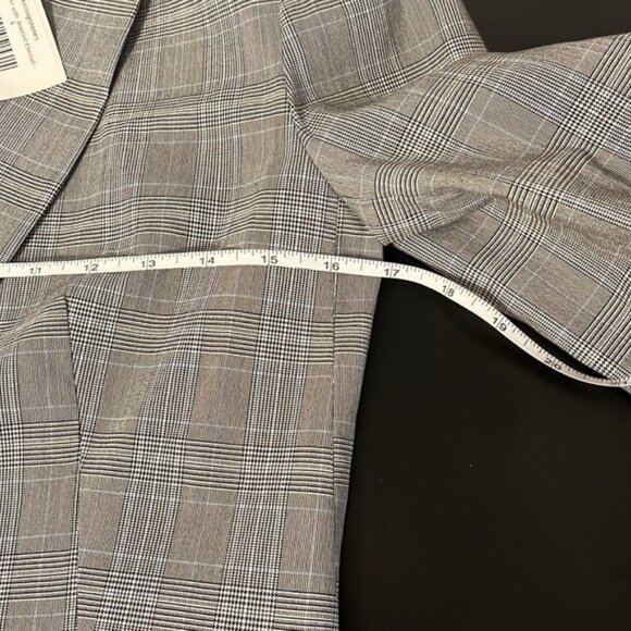 HIPCHIK COUTURE NWT Herringbone Rhinestone Cheetah Blazer sz. 6 - Picture 7 of 9